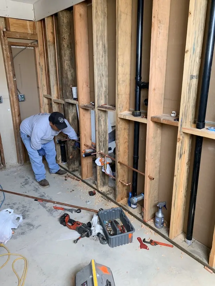Commercial rough-in plumbing for Water Heater Replacement in Handy Holiday Community